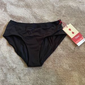 Brand New with tags. Thinx period underwear. Modal cotton brief. Size L. Black